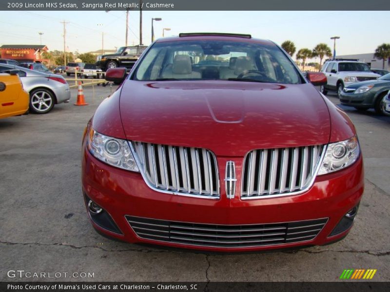 Sangria Red Metallic / Cashmere 2009 Lincoln MKS Sedan
