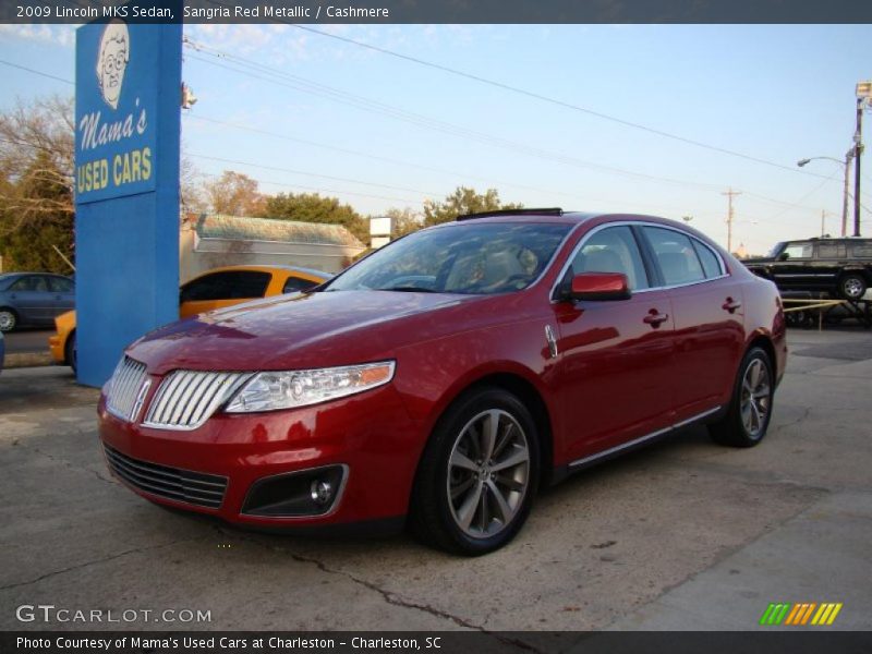 Sangria Red Metallic / Cashmere 2009 Lincoln MKS Sedan