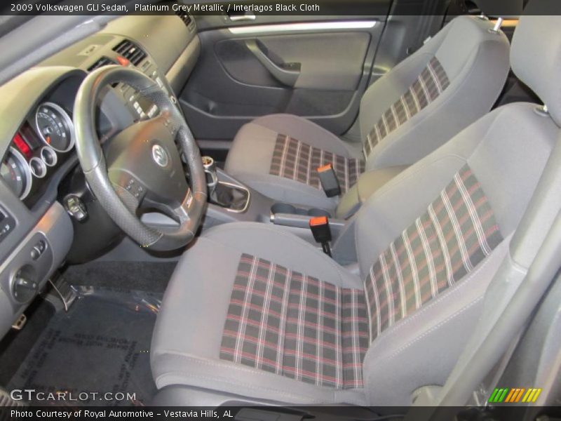  2009 GLI Sedan Interlagos Black Cloth Interior
