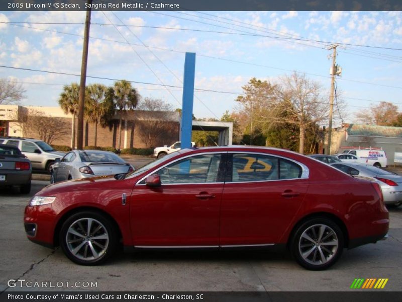 Sangria Red Metallic / Cashmere 2009 Lincoln MKS Sedan