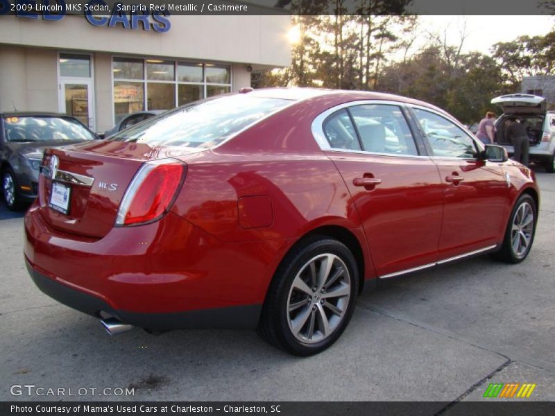 Sangria Red Metallic / Cashmere 2009 Lincoln MKS Sedan