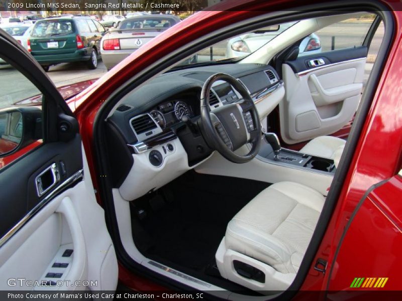 Sangria Red Metallic / Cashmere 2009 Lincoln MKS Sedan