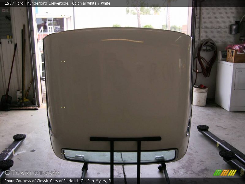 Colonial White / White 1957 Ford Thunderbird Convertible