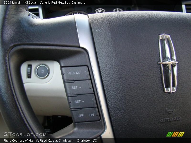 Sangria Red Metallic / Cashmere 2009 Lincoln MKS Sedan