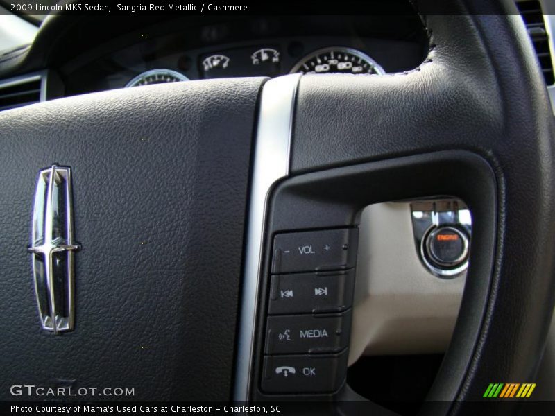 Sangria Red Metallic / Cashmere 2009 Lincoln MKS Sedan