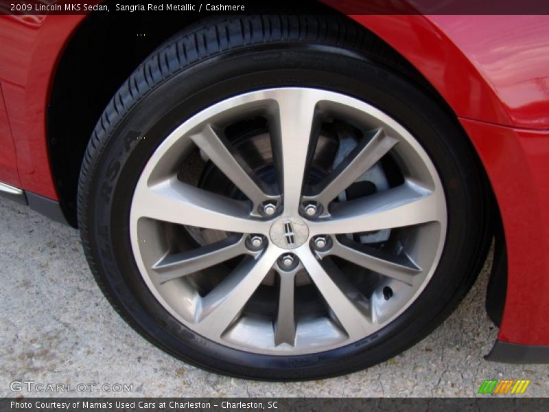 Sangria Red Metallic / Cashmere 2009 Lincoln MKS Sedan