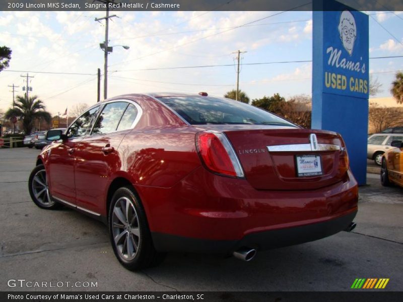Sangria Red Metallic / Cashmere 2009 Lincoln MKS Sedan