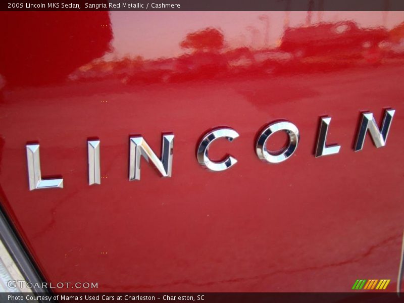 Sangria Red Metallic / Cashmere 2009 Lincoln MKS Sedan