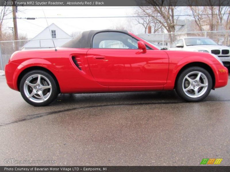 Absolutely Red / Black 2003 Toyota MR2 Spyder Roadster