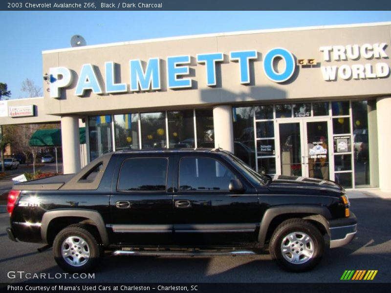 Black / Dark Charcoal 2003 Chevrolet Avalanche Z66