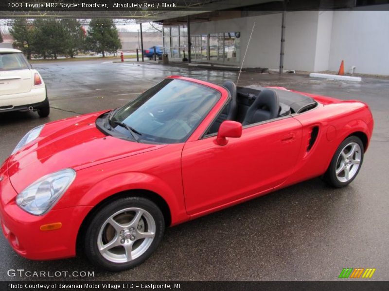 Absolutely Red / Black 2003 Toyota MR2 Spyder Roadster