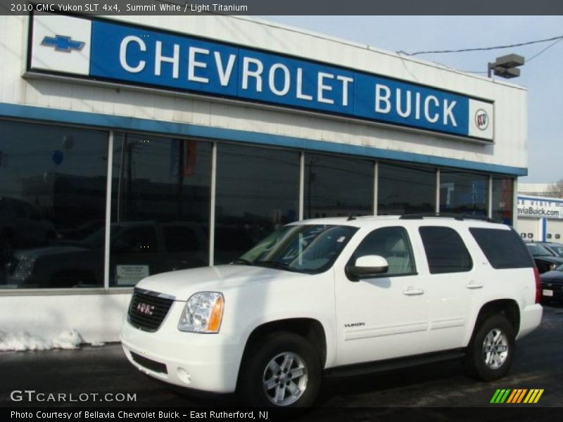 Summit White / Light Titanium 2010 GMC Yukon SLT 4x4