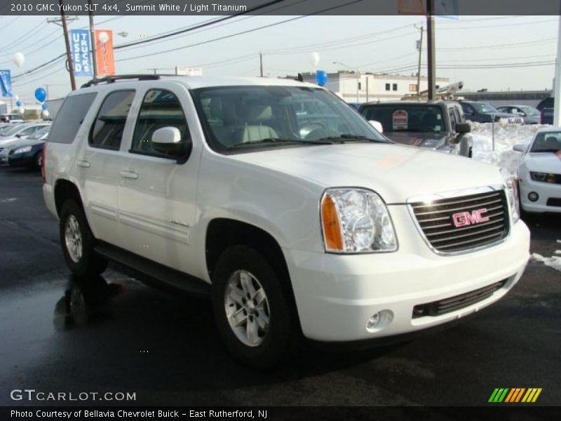 Summit White / Light Titanium 2010 GMC Yukon SLT 4x4