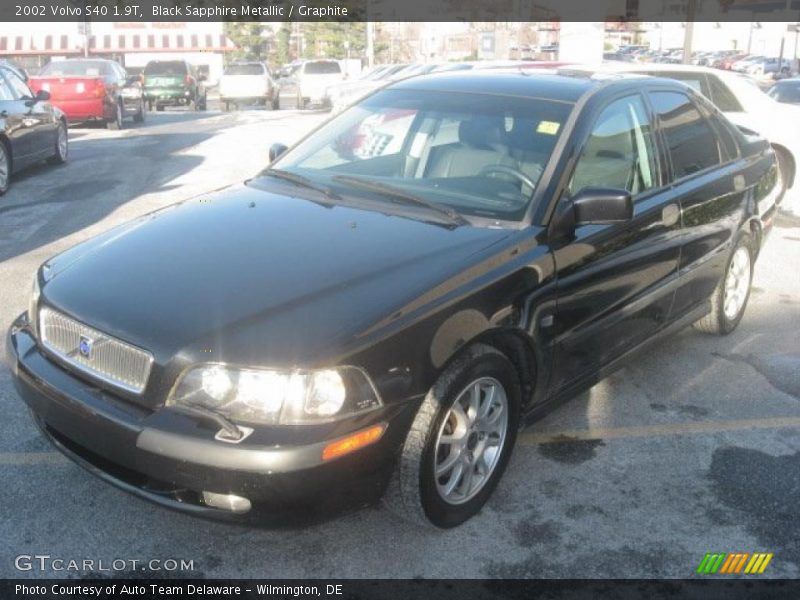 Black Sapphire Metallic / Graphite 2002 Volvo S40 1.9T