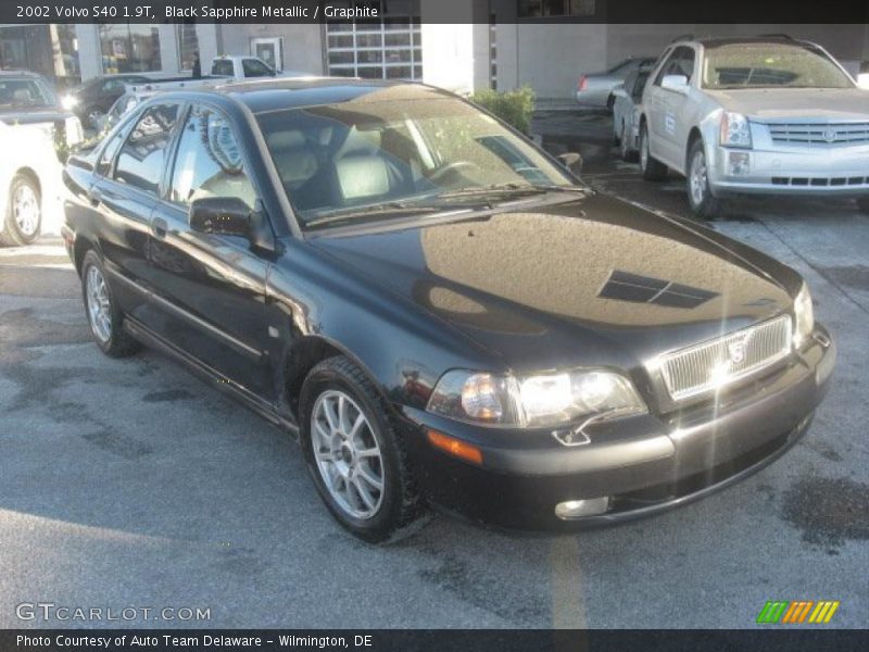Black Sapphire Metallic / Graphite 2002 Volvo S40 1.9T