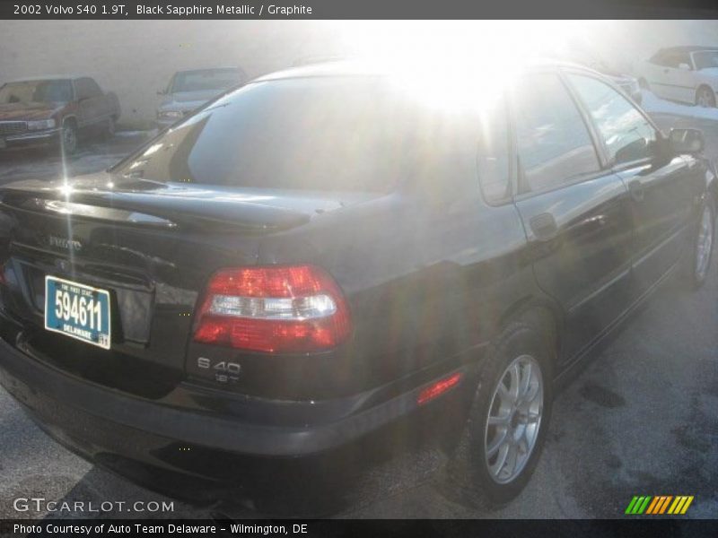 Black Sapphire Metallic / Graphite 2002 Volvo S40 1.9T