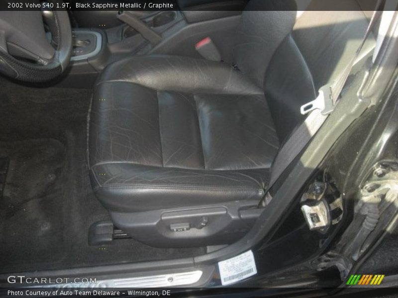 Black Sapphire Metallic / Graphite 2002 Volvo S40 1.9T