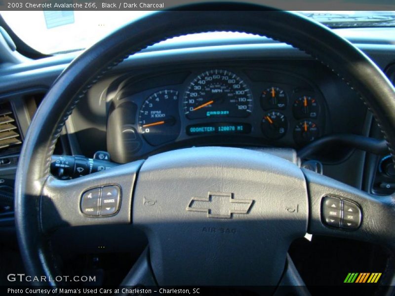 Black / Dark Charcoal 2003 Chevrolet Avalanche Z66