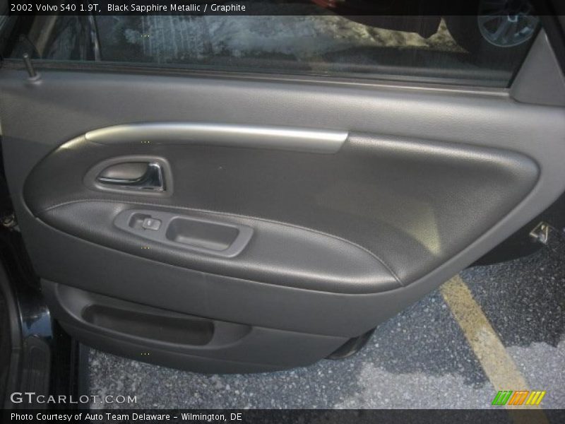 Black Sapphire Metallic / Graphite 2002 Volvo S40 1.9T