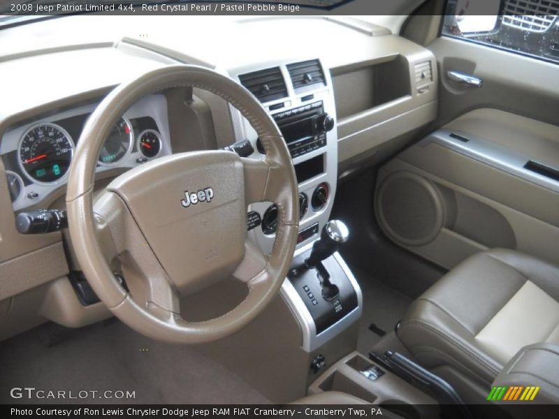 Pastel Pebble Beige Interior - 2008 Patriot Limited 4x4 