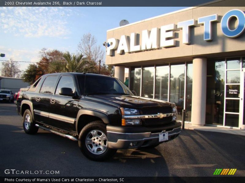 Black / Dark Charcoal 2003 Chevrolet Avalanche Z66