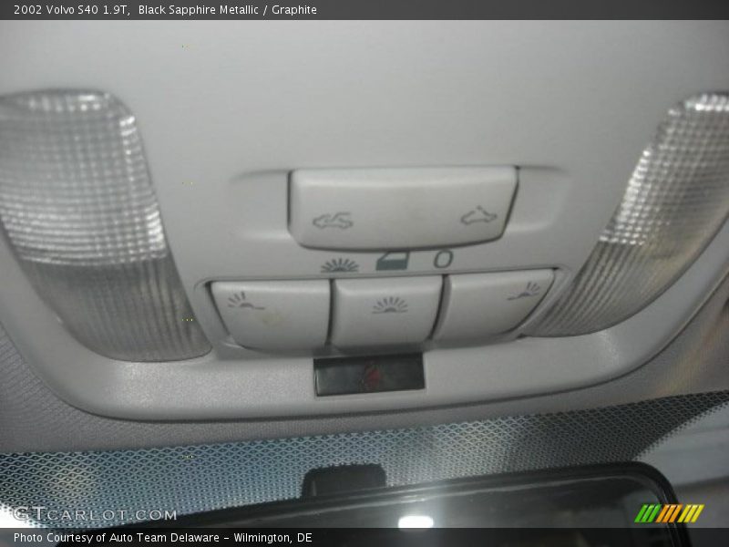 Black Sapphire Metallic / Graphite 2002 Volvo S40 1.9T