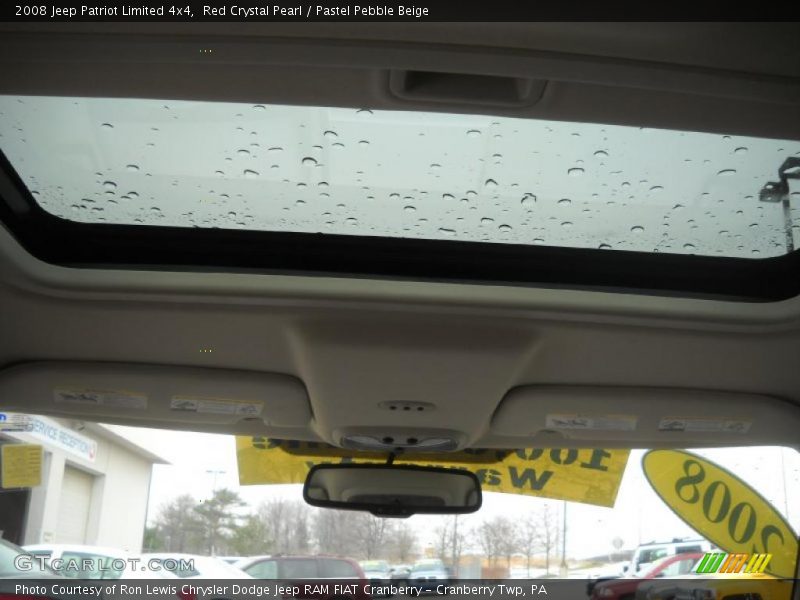 Red Crystal Pearl / Pastel Pebble Beige 2008 Jeep Patriot Limited 4x4