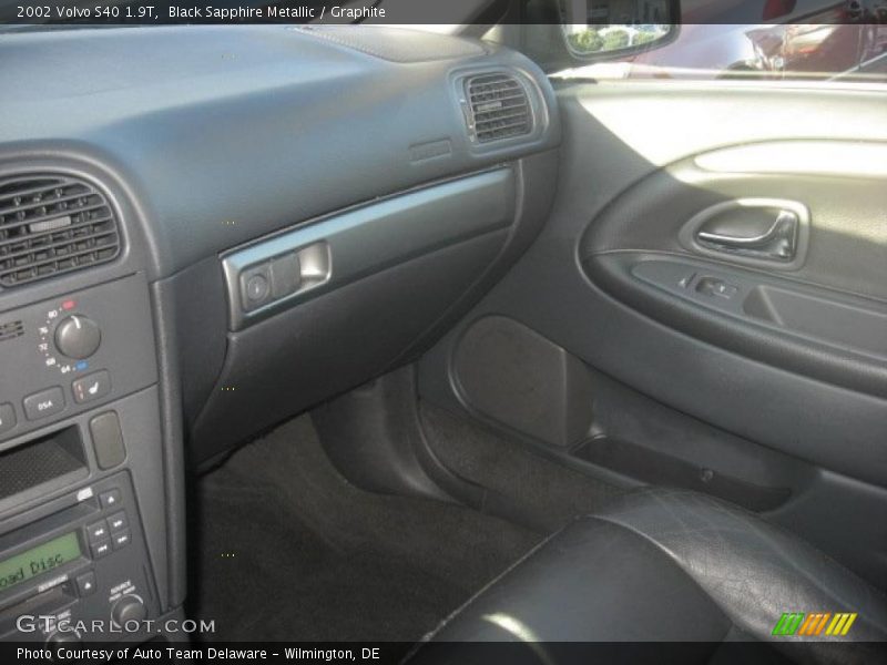 Black Sapphire Metallic / Graphite 2002 Volvo S40 1.9T