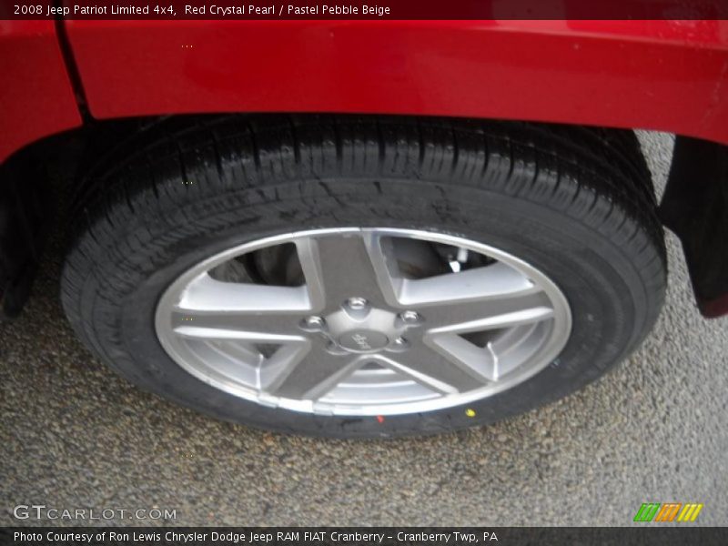Red Crystal Pearl / Pastel Pebble Beige 2008 Jeep Patriot Limited 4x4