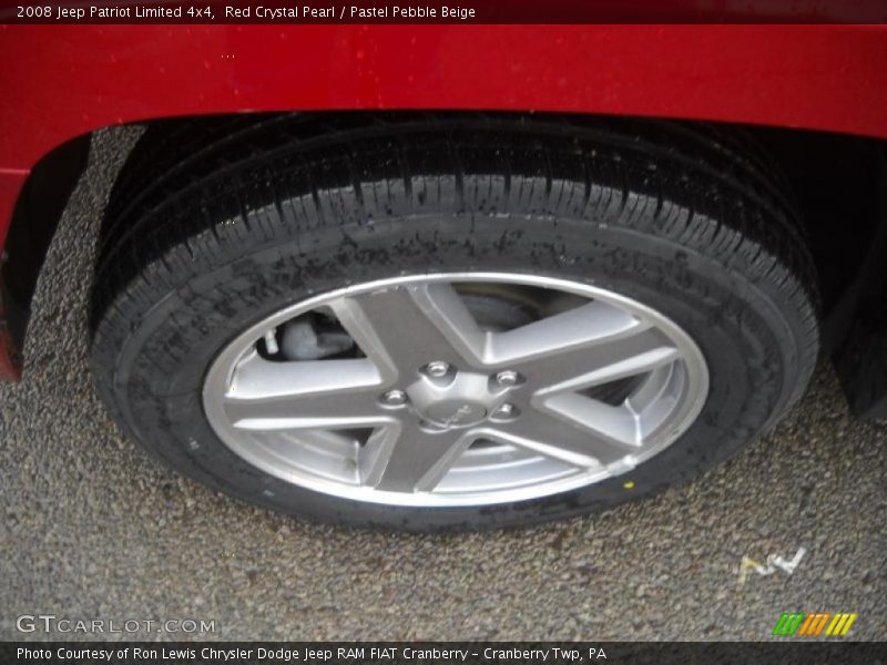 Red Crystal Pearl / Pastel Pebble Beige 2008 Jeep Patriot Limited 4x4
