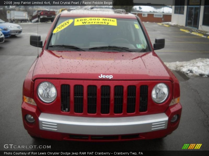 Red Crystal Pearl / Pastel Pebble Beige 2008 Jeep Patriot Limited 4x4