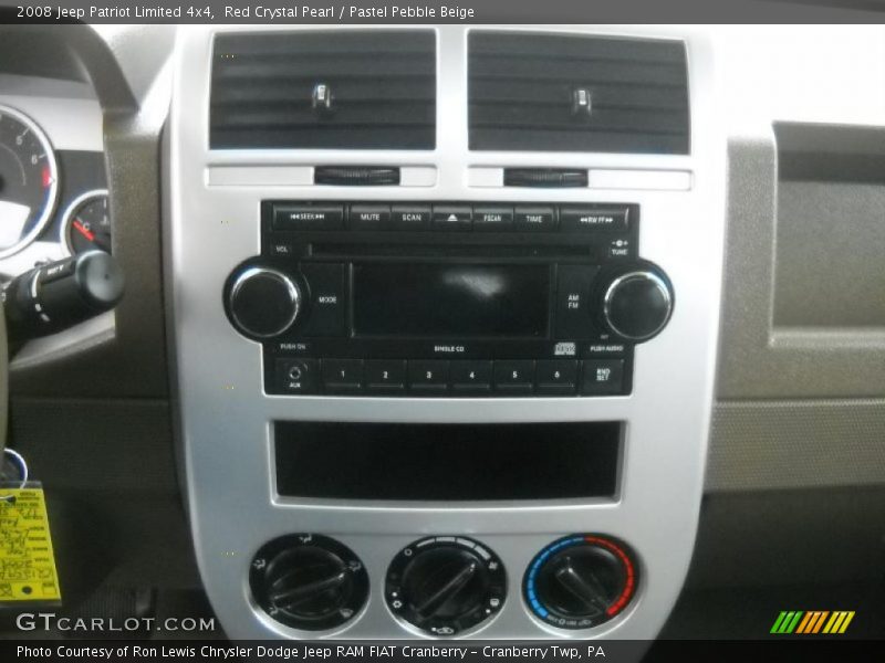 Red Crystal Pearl / Pastel Pebble Beige 2008 Jeep Patriot Limited 4x4