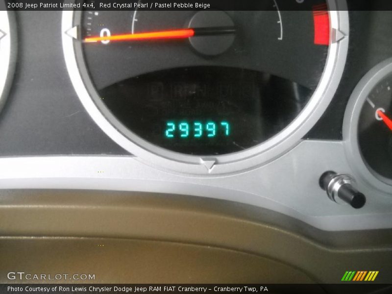 Red Crystal Pearl / Pastel Pebble Beige 2008 Jeep Patriot Limited 4x4