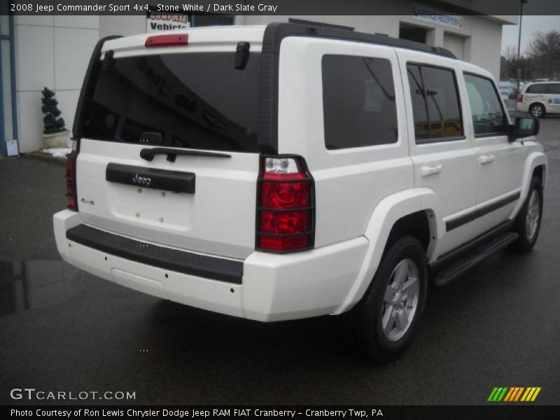 Stone White / Dark Slate Gray 2008 Jeep Commander Sport 4x4