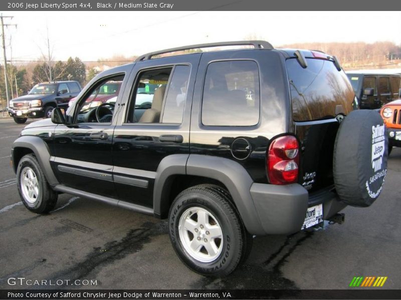 Black / Medium Slate Gray 2006 Jeep Liberty Sport 4x4
