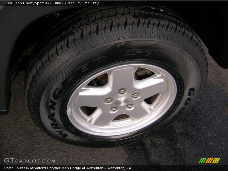 Black / Medium Slate Gray 2006 Jeep Liberty Sport 4x4