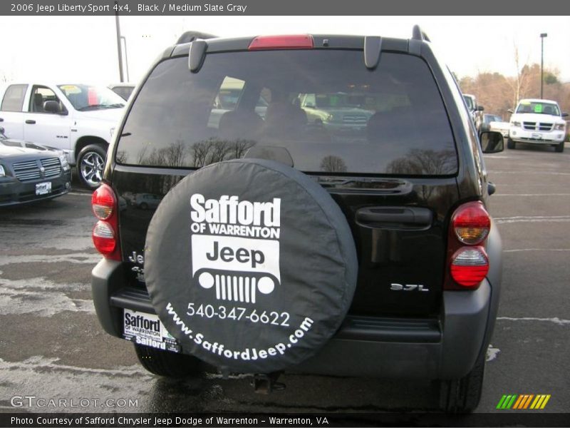 Black / Medium Slate Gray 2006 Jeep Liberty Sport 4x4