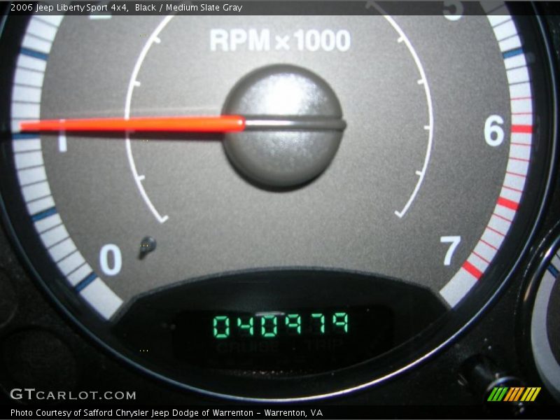 Black / Medium Slate Gray 2006 Jeep Liberty Sport 4x4