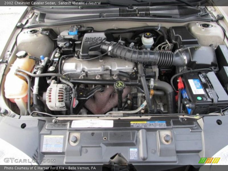Sandrift Metallic / Neutral 2002 Chevrolet Cavalier Sedan