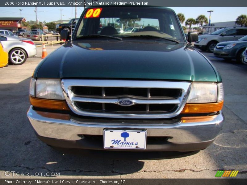 Amazon Green Metallic / Medium Prairie Tan 2000 Ford Ranger XLT SuperCab
