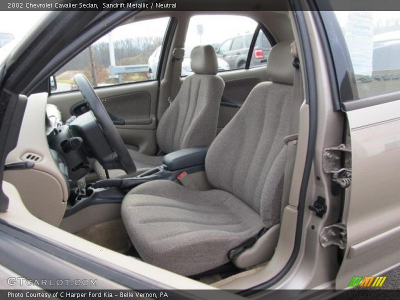 Sandrift Metallic / Neutral 2002 Chevrolet Cavalier Sedan