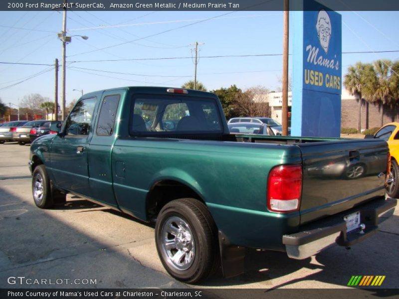 Amazon Green Metallic / Medium Prairie Tan 2000 Ford Ranger XLT SuperCab
