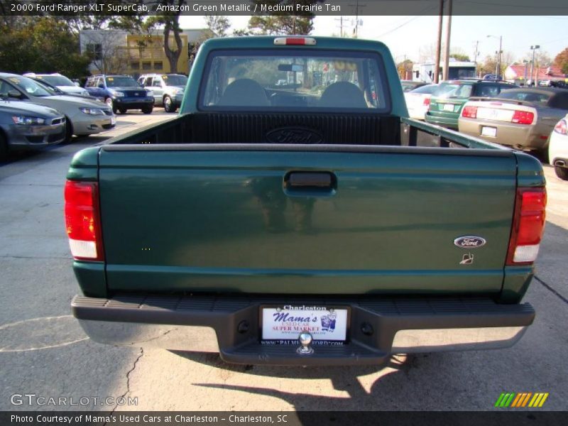 Amazon Green Metallic / Medium Prairie Tan 2000 Ford Ranger XLT SuperCab