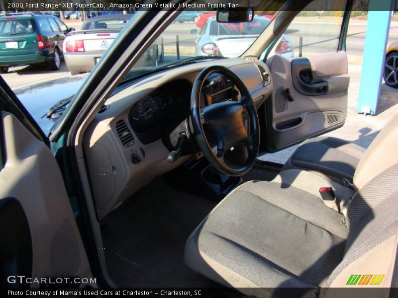 Amazon Green Metallic / Medium Prairie Tan 2000 Ford Ranger XLT SuperCab