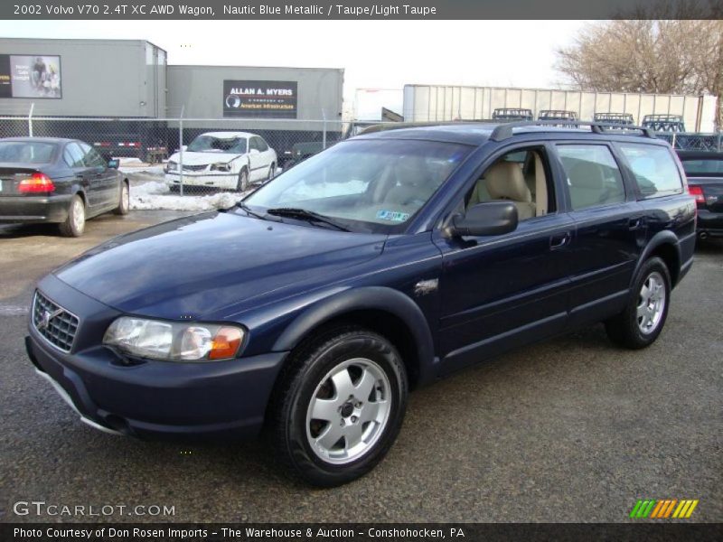 Nautic Blue Metallic / Taupe/Light Taupe 2002 Volvo V70 2.4T XC AWD Wagon