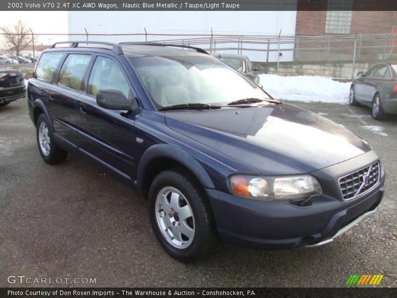 Nautic Blue Metallic / Taupe/Light Taupe 2002 Volvo V70 2.4T XC AWD Wagon