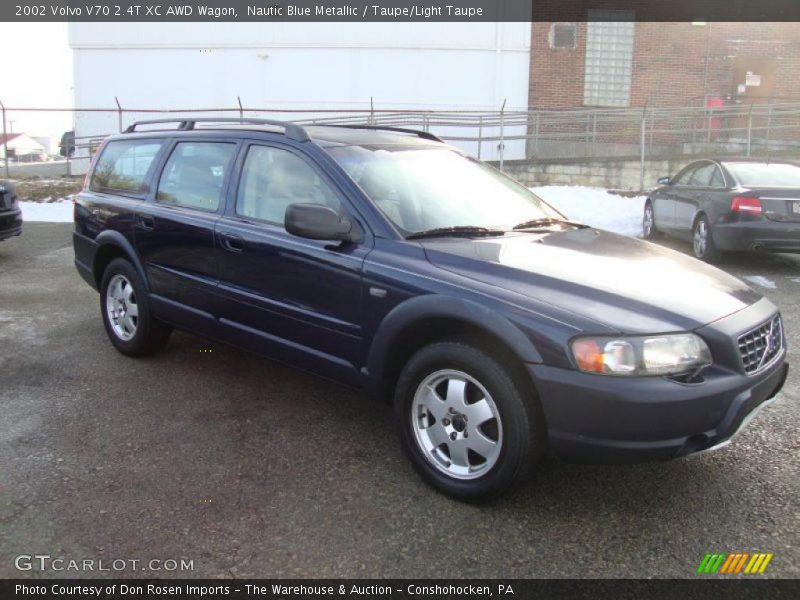 Nautic Blue Metallic / Taupe/Light Taupe 2002 Volvo V70 2.4T XC AWD Wagon