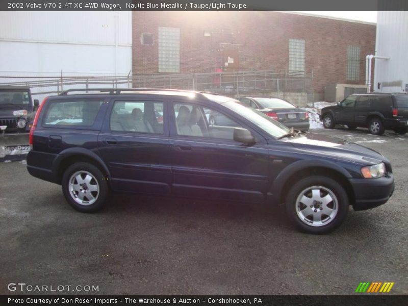 Nautic Blue Metallic / Taupe/Light Taupe 2002 Volvo V70 2.4T XC AWD Wagon