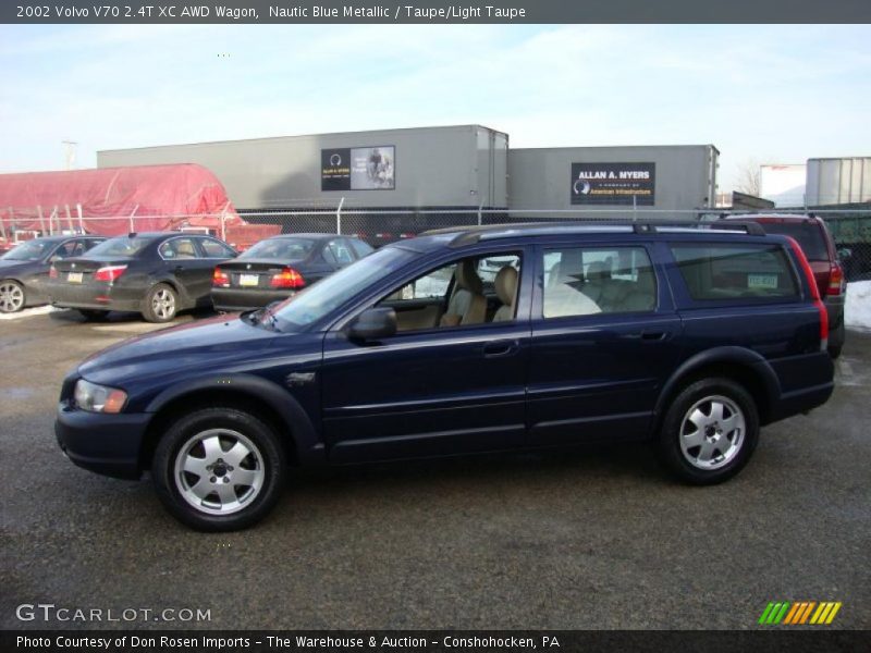 Nautic Blue Metallic / Taupe/Light Taupe 2002 Volvo V70 2.4T XC AWD Wagon