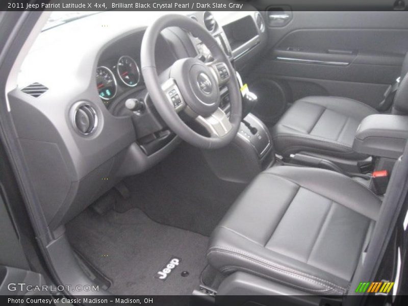 Dark Slate Gray Interior - 2011 Patriot Latitude X 4x4 